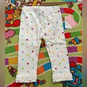 Baby girls 👧 Gymboree birthday 🎂 leggings. NWT